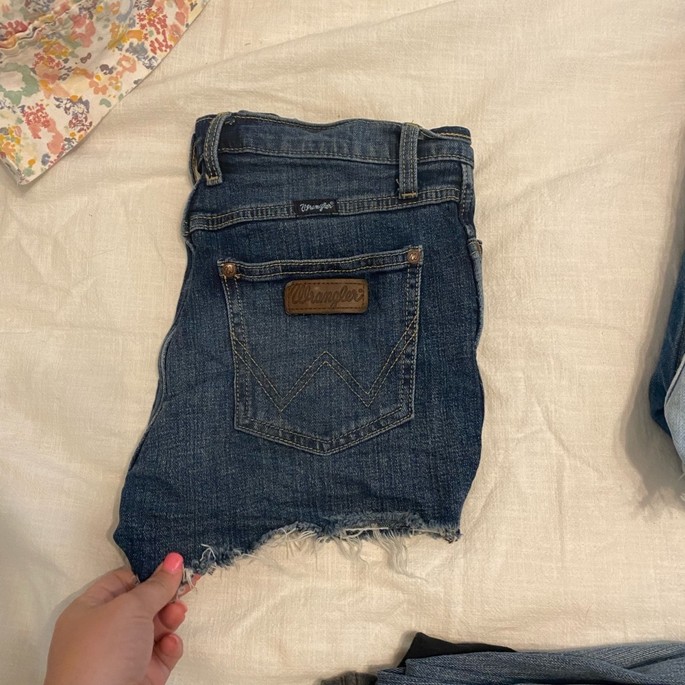 Woman’s Wrangler shorts.